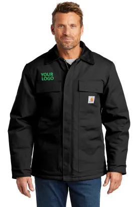 Carhartt Duck Traditional Customized Coats, Black