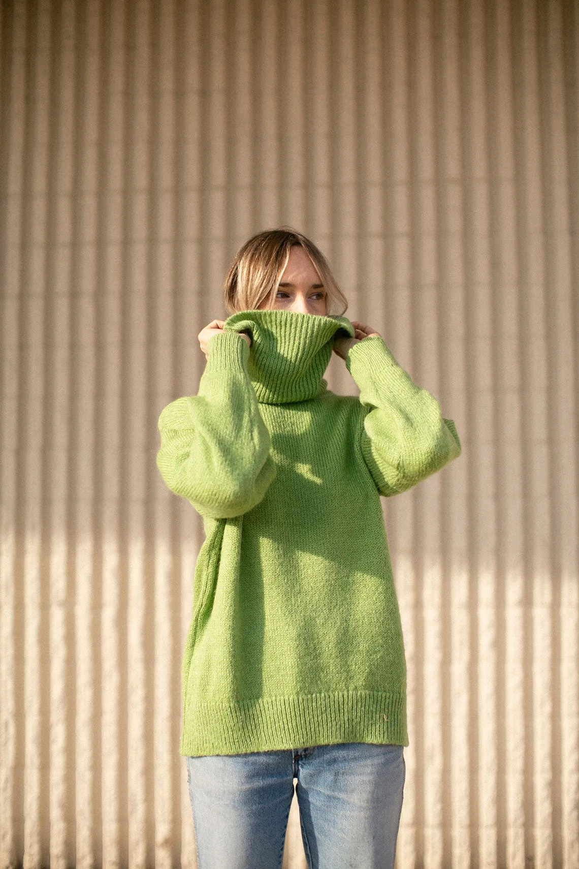 Green Calamity Sweater