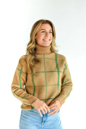 Very Plaid Things Turtleneck Sweater